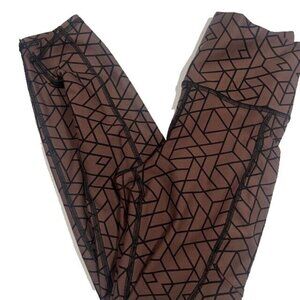 Savvi Geo Leggings pockets activewear workout exercise